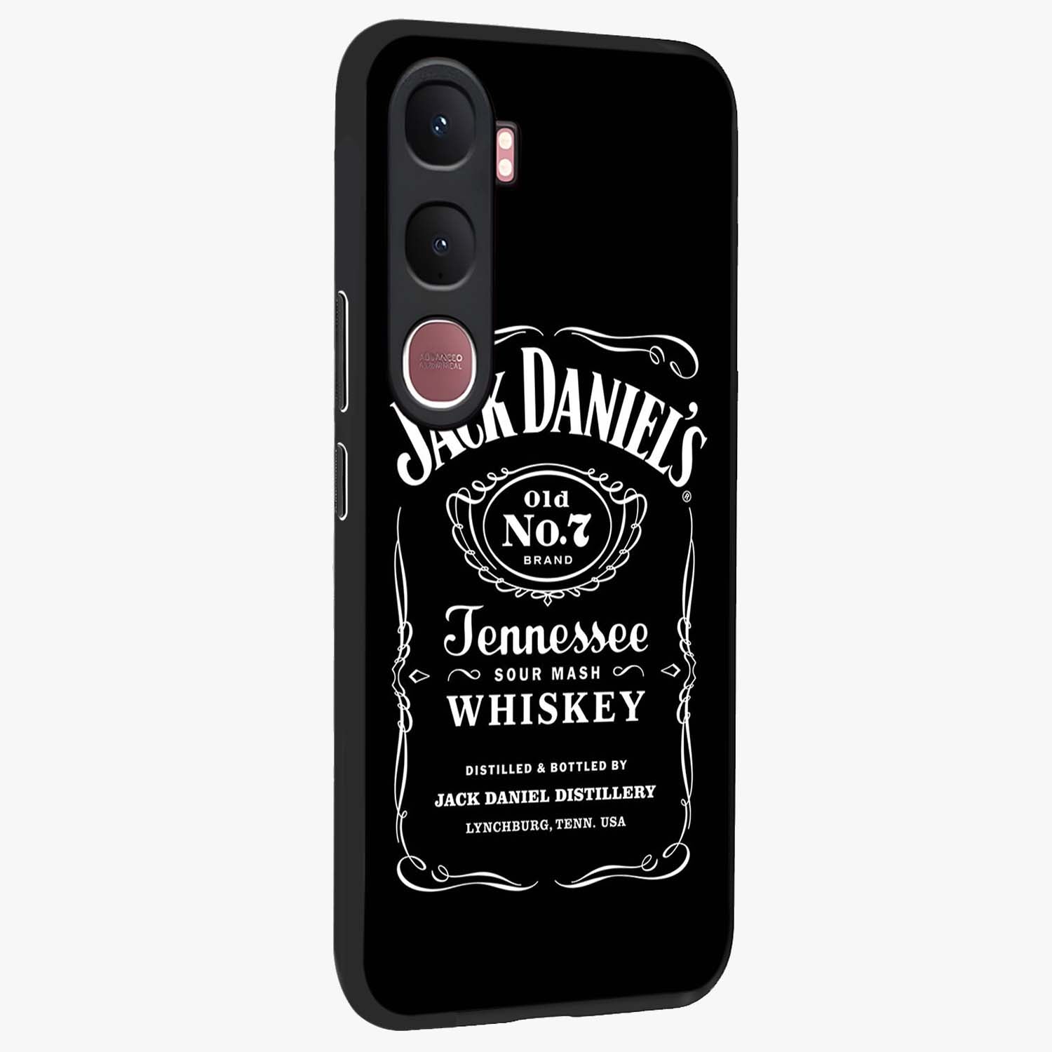 Vintage Whiskey Heritage Glass Case upright view showcasing stylish vintage whiskey artwork with timeless bar culture theme.