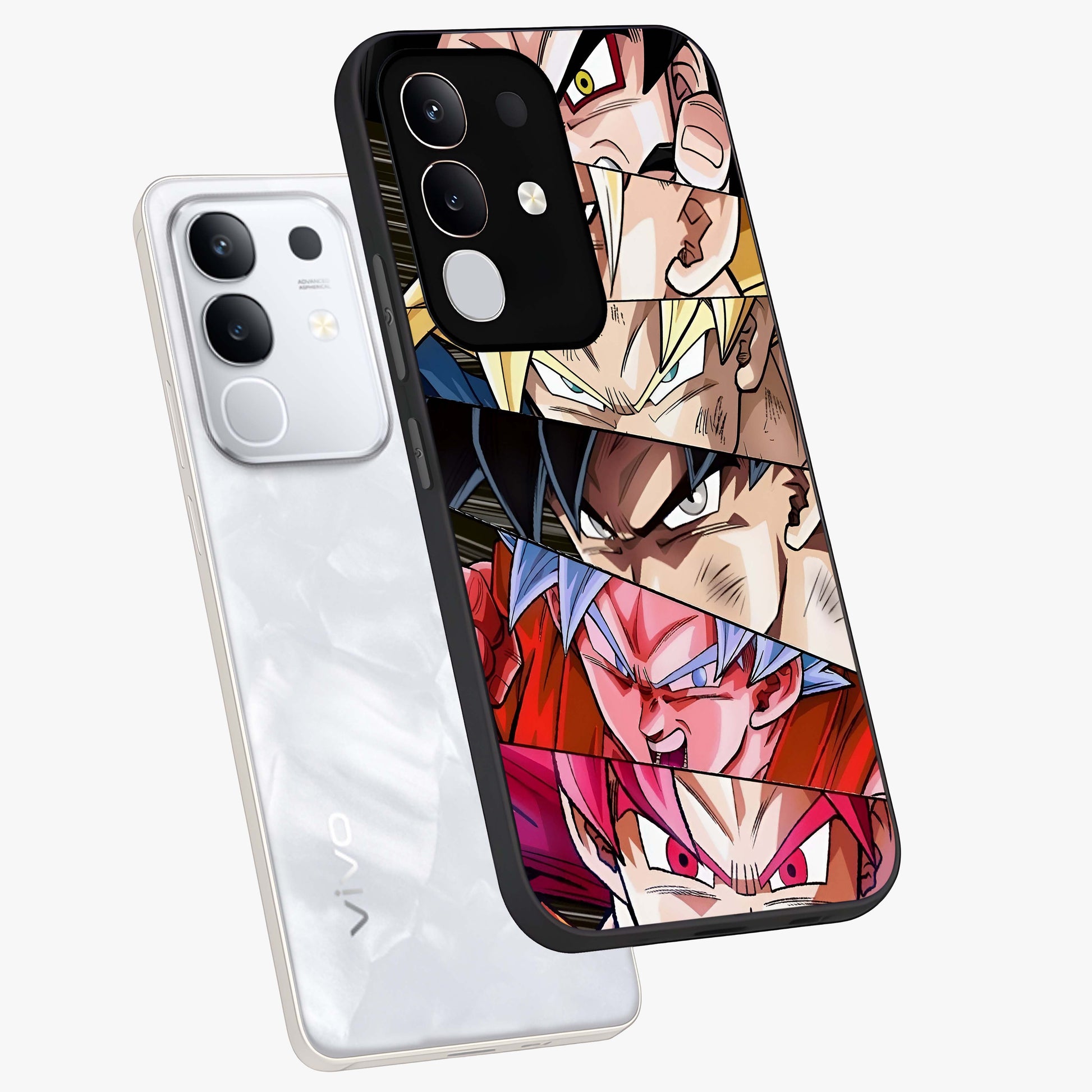 Anime Character Glass Case displayed in angled mockup highlighting colorful anime character illustration.