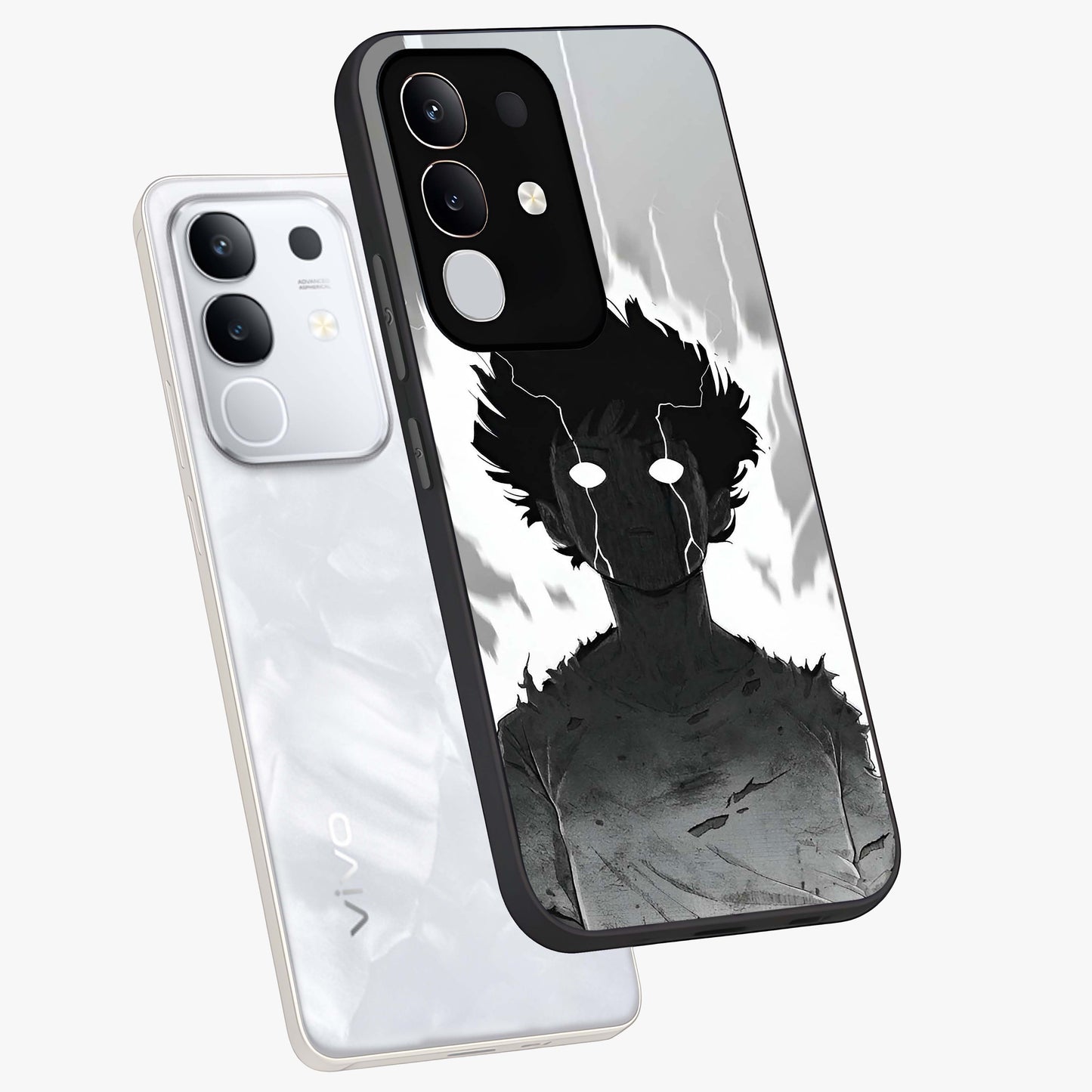 Awakened Inner Rage Glass Case displayed in angled mockup highlighting powerful graphic design and bold artistic theme.