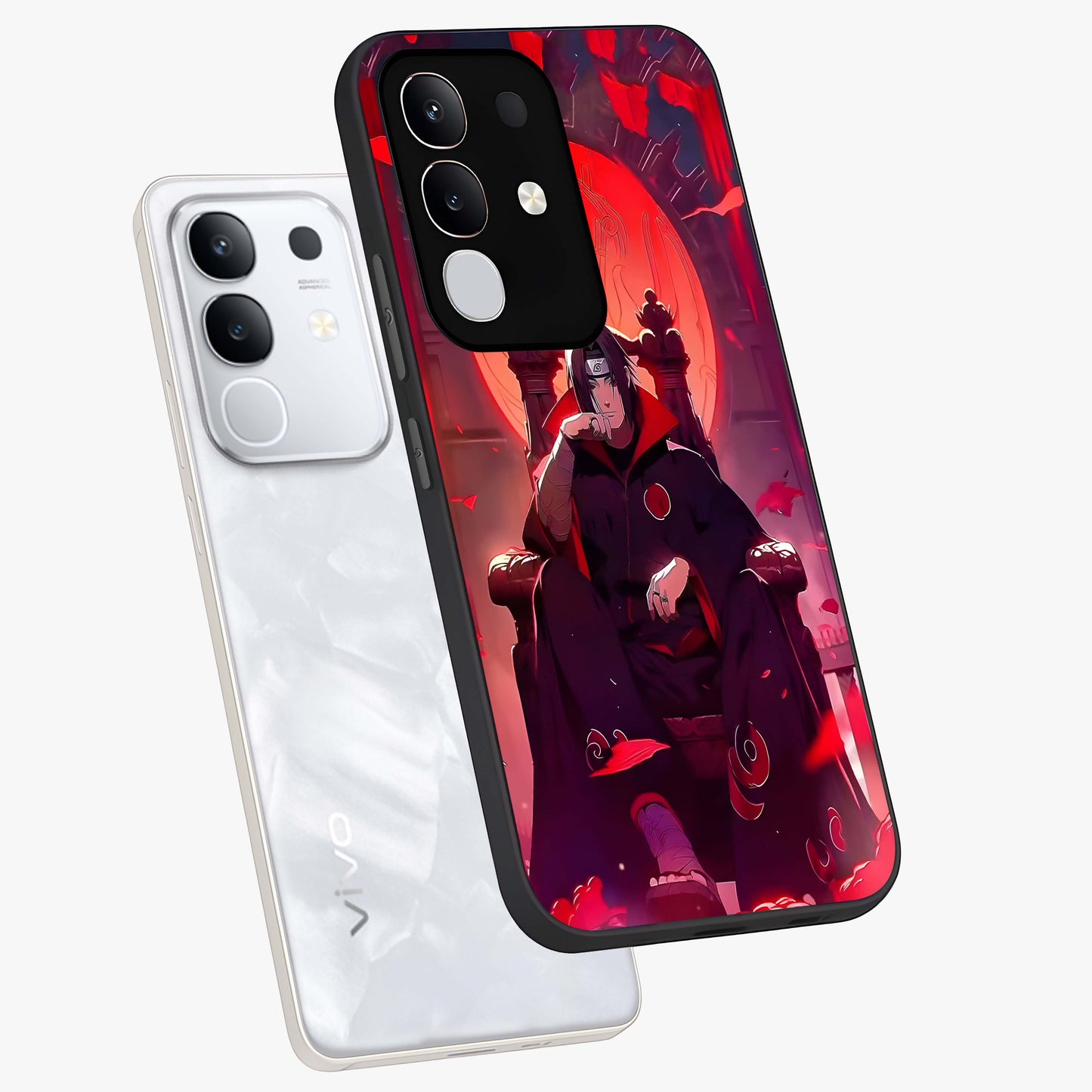 Blood Moon Sovereign Glass Case displayed in angled mockup highlighting dark celestial moon design and dramatic theme.
