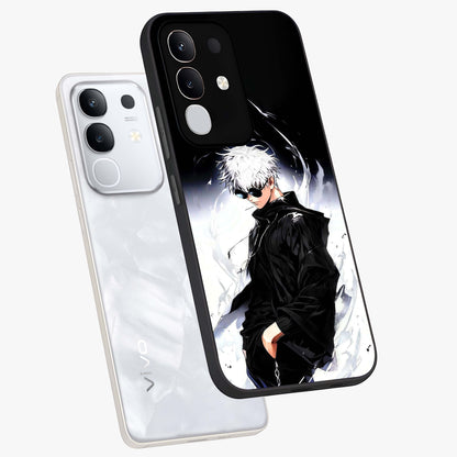 Limitless Shadow King Glass Case displayed in angled mockup highlighting dramatic dark hero design with intense aesthetic.