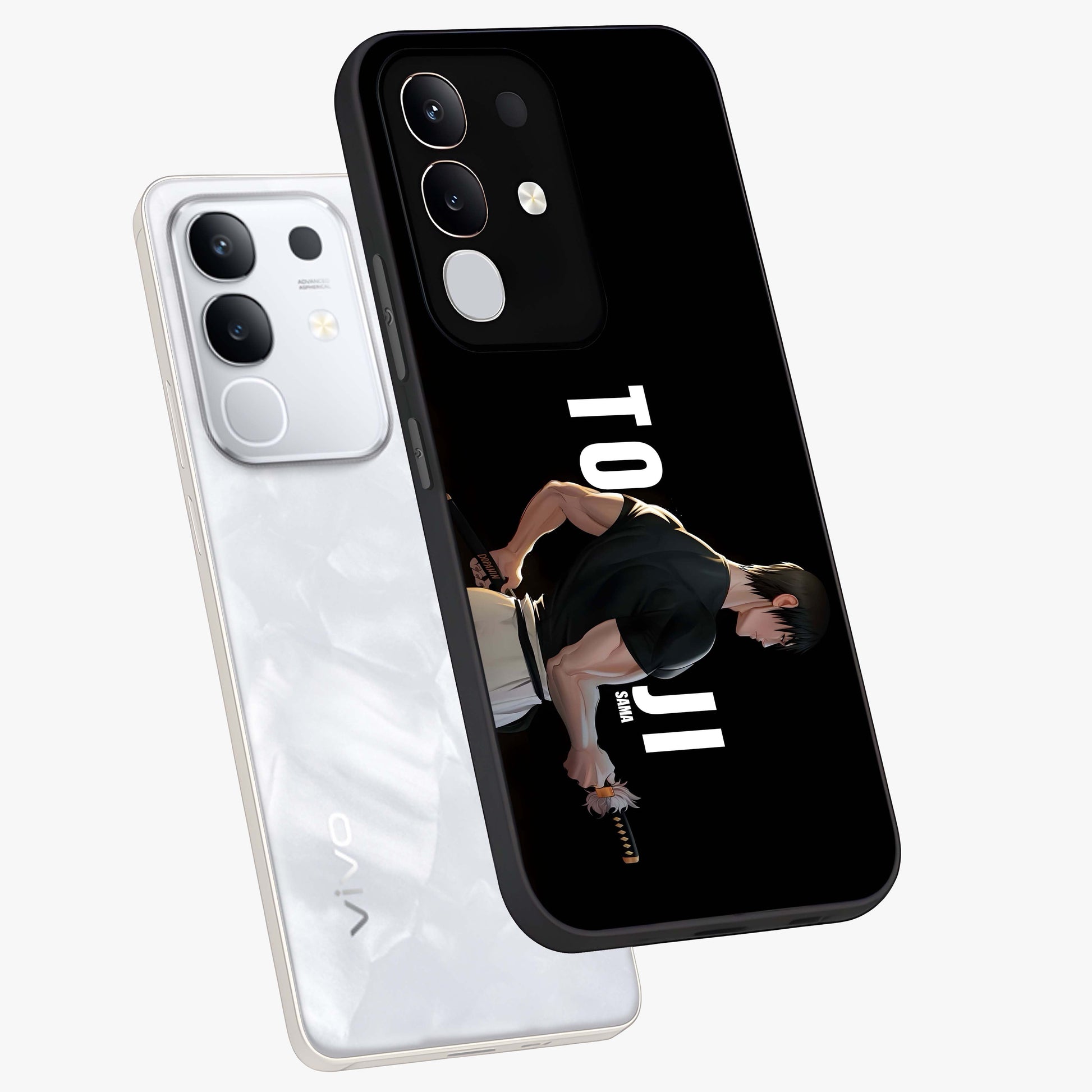 Midnight Blade Resolve Glass Case displayed in angled mockup highlighting powerful blade illustration with dramatic dark aesthetic.