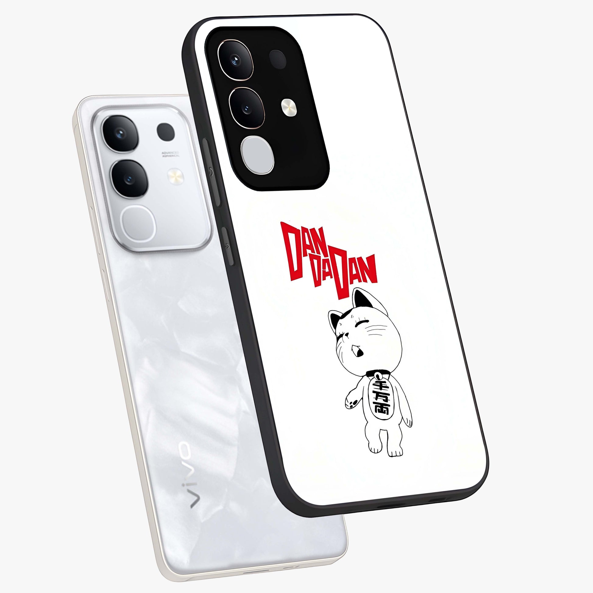 Playful Spirit Charm Glass Case displayed in angled mockup highlighting lively decorative design with playful aesthetic style.