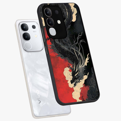 Shadow Dragon Fury Glass Case displayed in angled mockup highlighting powerful dragon illustration with dark fantasy aesthetic.