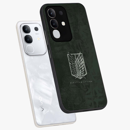 Wings Of Freedom Glass Case displayed in angled mockup highlighting graceful wing design with inspirational aesthetic.