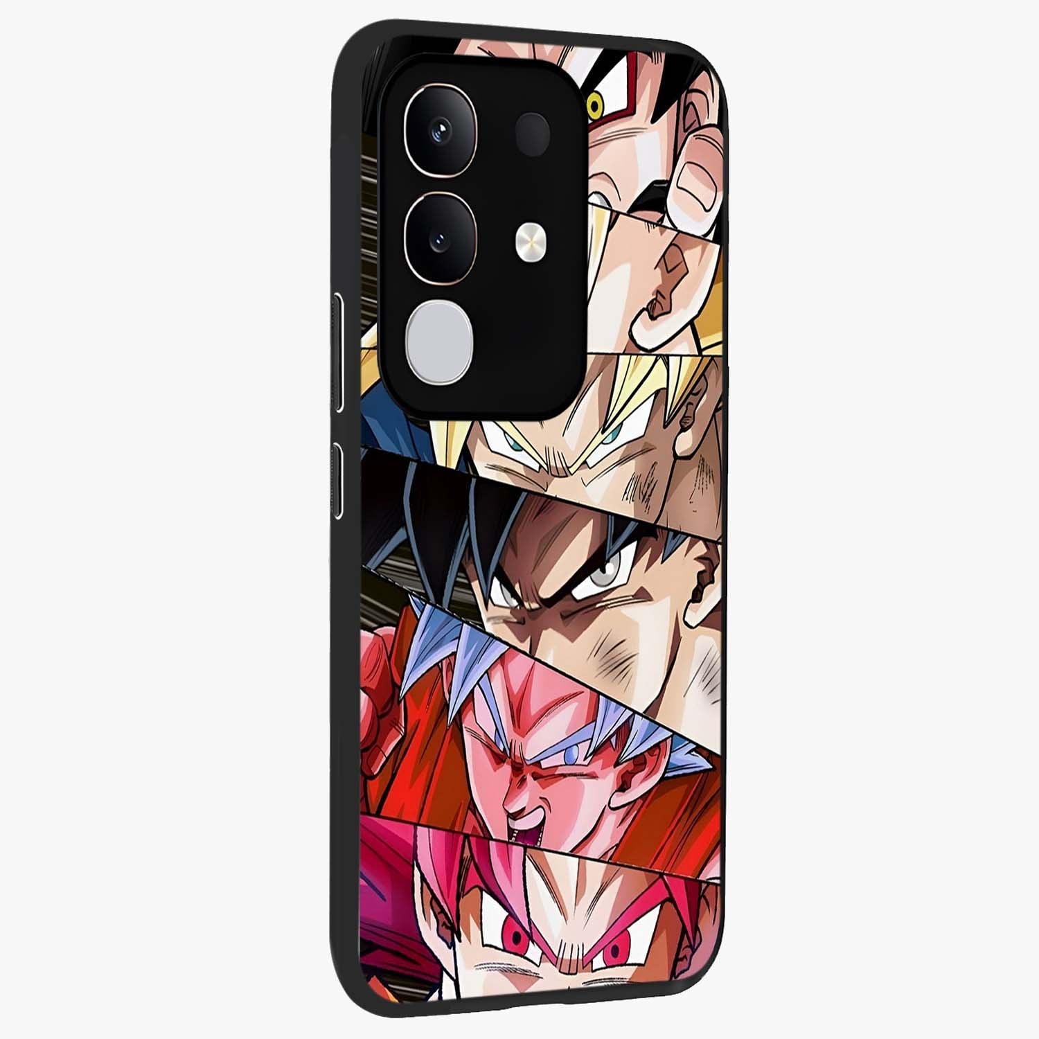 Anime Character Glass Case upright view showcasing expressive anime artwork with bold graphic style.