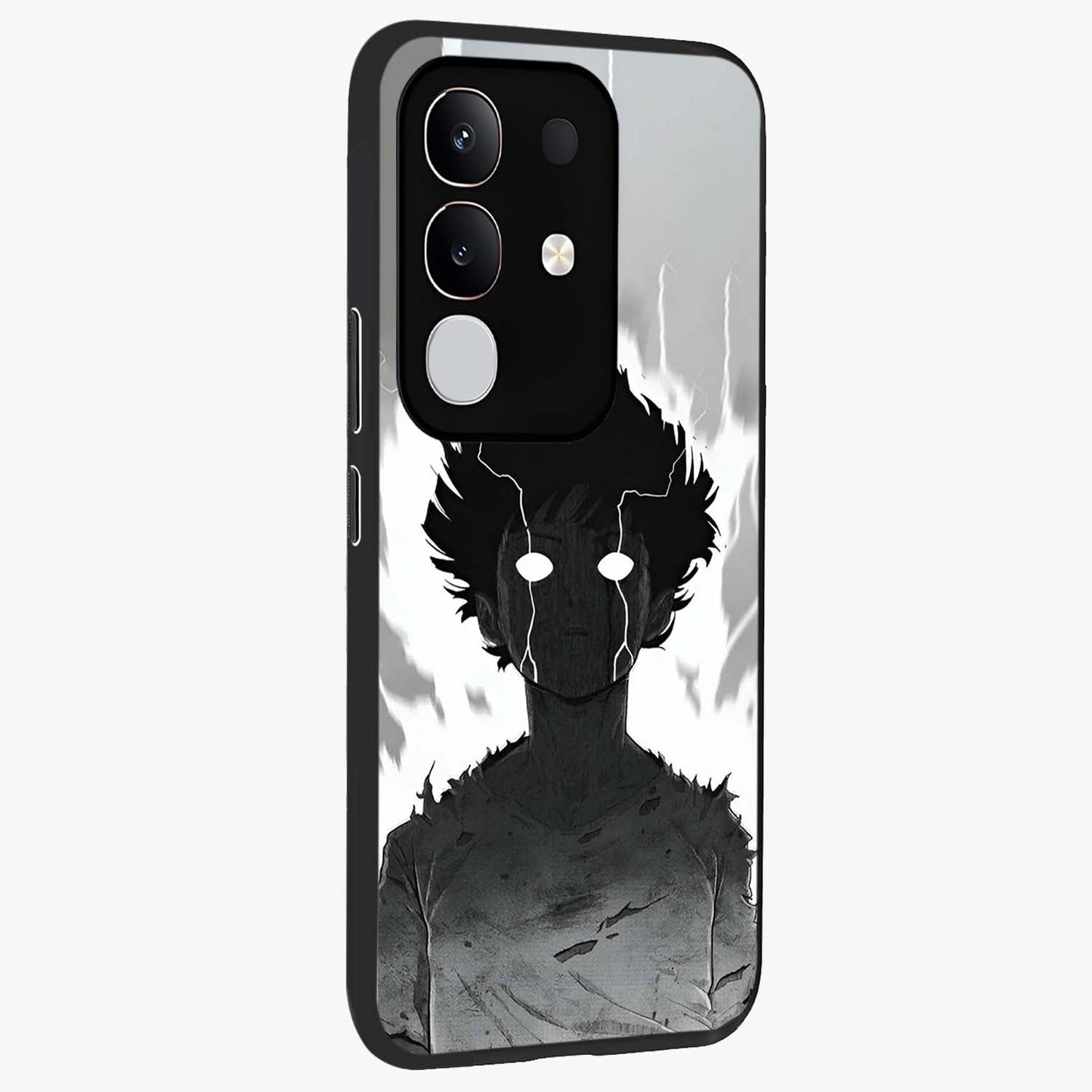 Awakened Inner Rage Glass Case upright view showcasing dramatic artwork with strong expressive aesthetic.