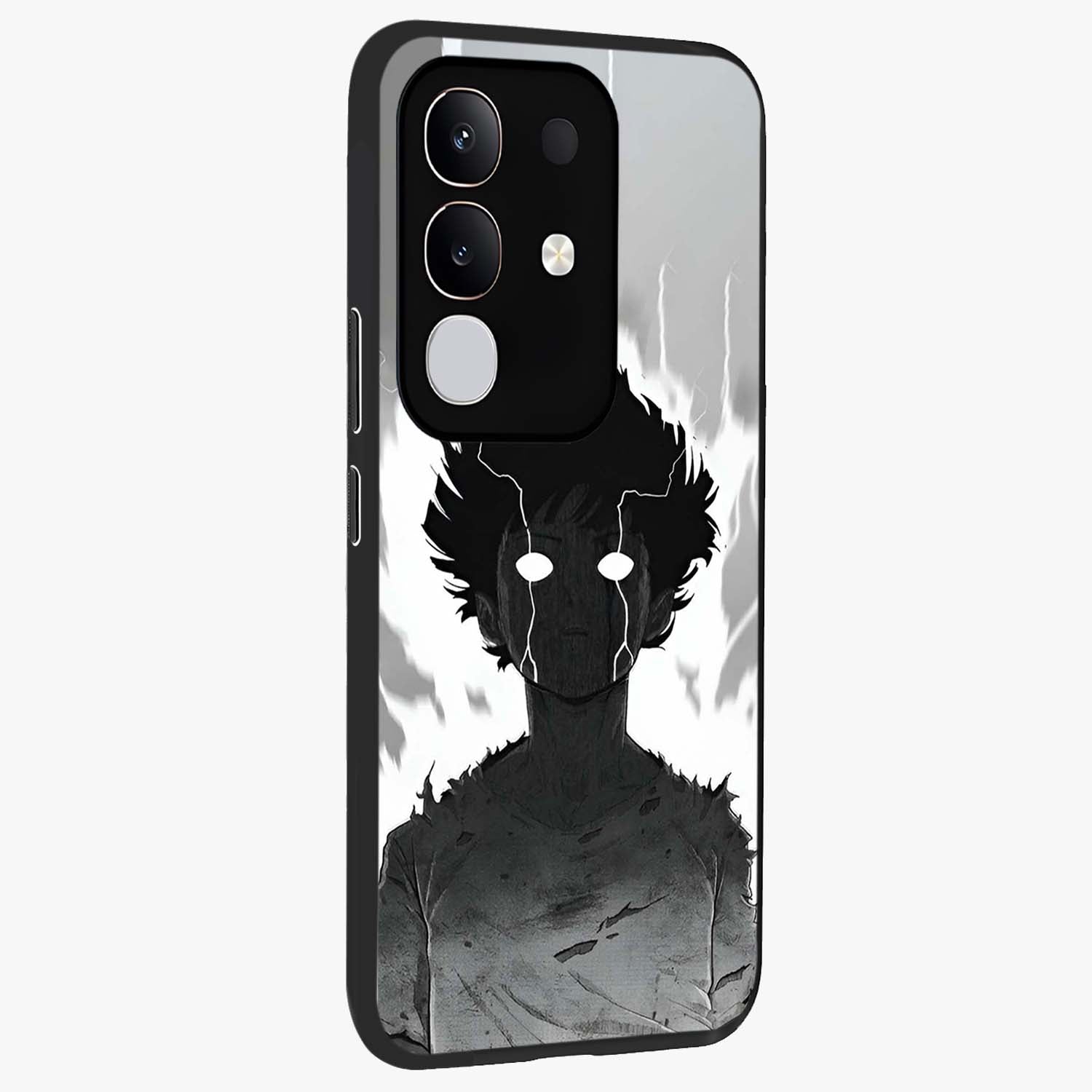 Awakened Inner Rage Glass Case upright view showcasing dramatic artwork with strong expressive aesthetic.