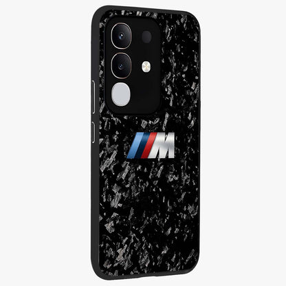 Carbon Speed Mark Glass Case upright view showcasing modern carbon speed graphic with bold automotive theme.