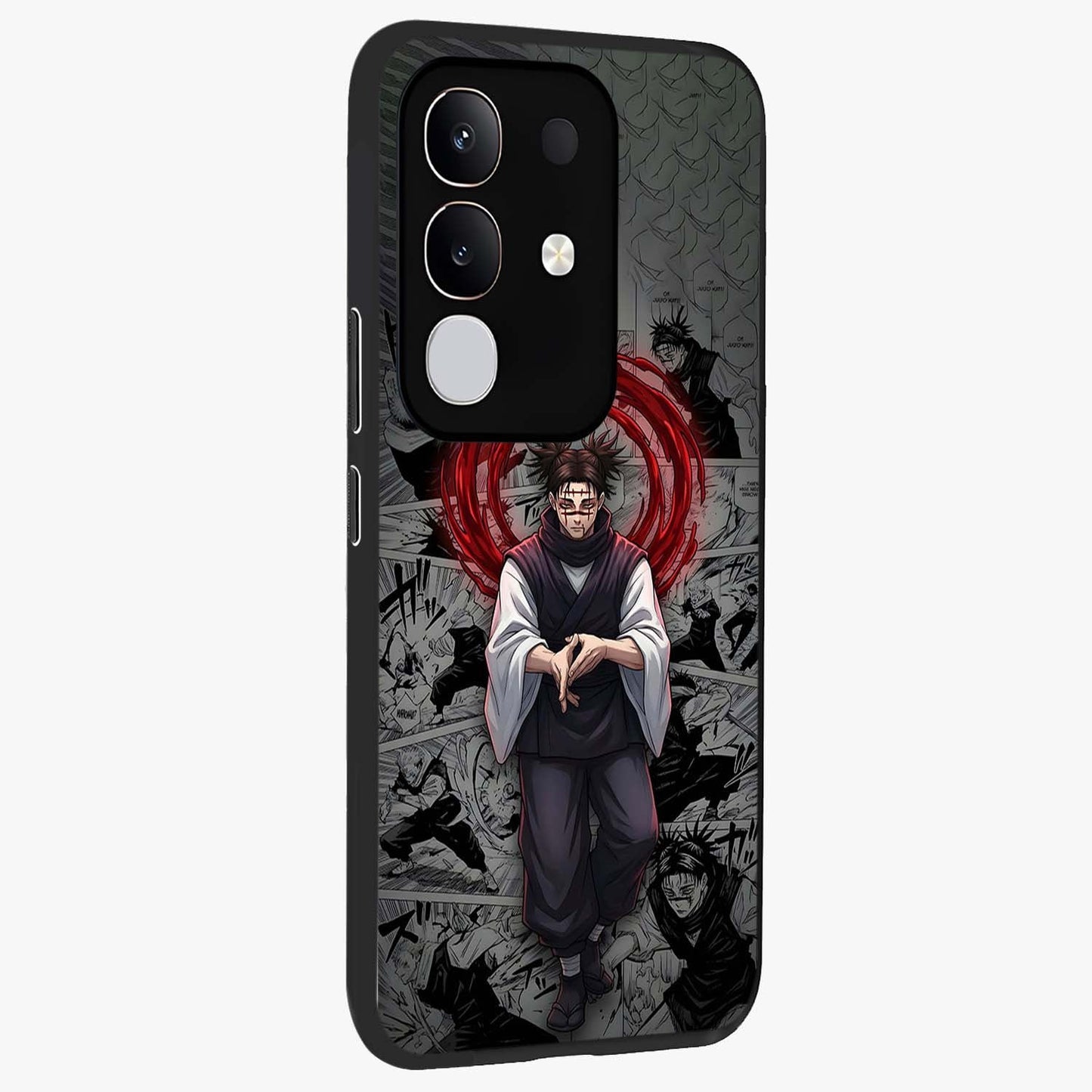 Cursed Ritual Ascension Glass Case upright view showcasing powerful ascension artwork with dark fantasy theme.