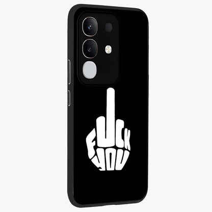 Rebel Mode On Glass Case upright view showcasing striking statement artwork with bold rebellious theme.