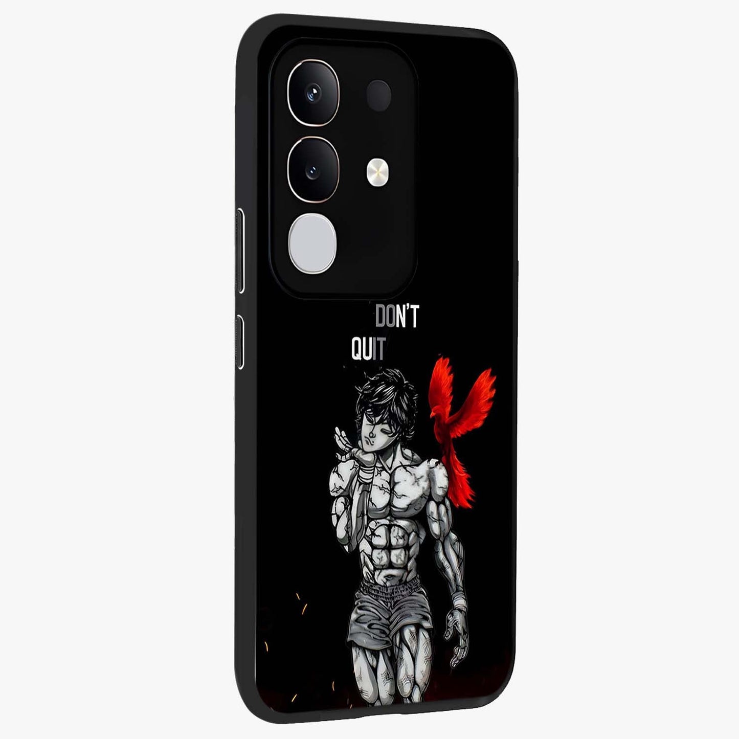 Rise Beyond Limits Glass Case upright view showcasing powerful inspirational artwork with uplifting theme.