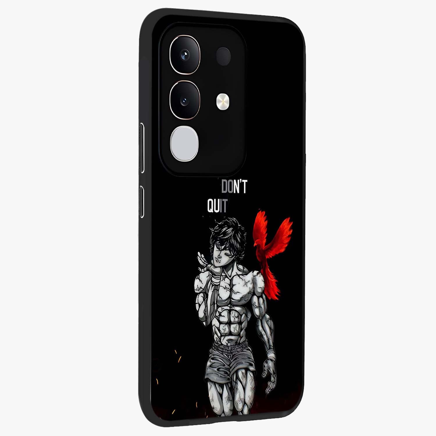 Rise Beyond Limits Glass Case upright view showcasing powerful inspirational artwork with uplifting theme.