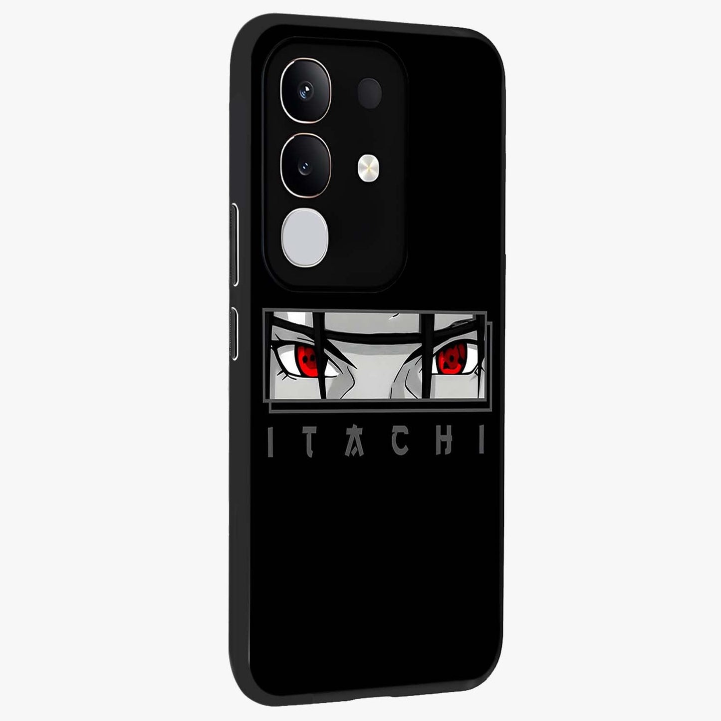 Scarlet Gaze Dominance Glass Case upright view showcasing powerful dramatic artwork with dominant artistic theme.