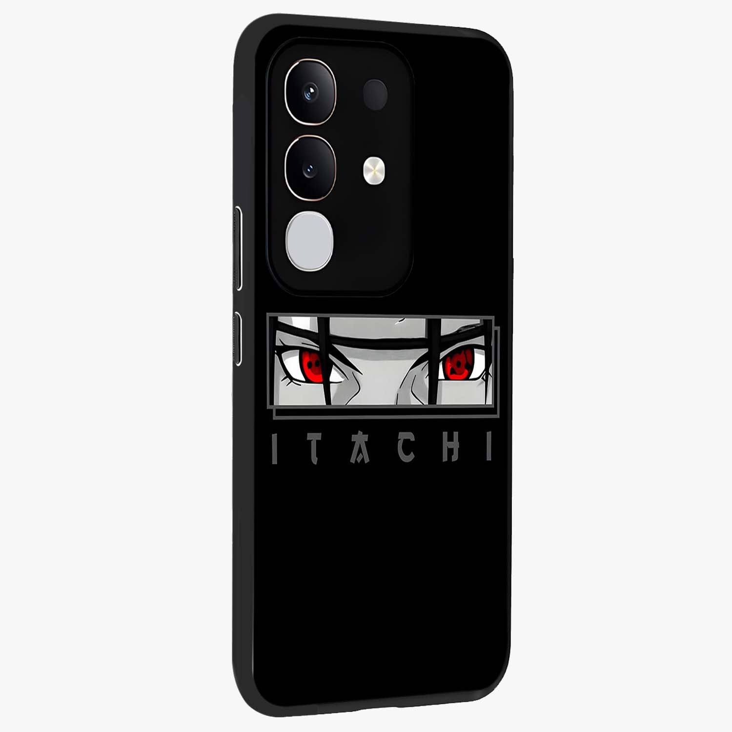 Scarlet Gaze Dominance Glass Case upright view showcasing powerful dramatic artwork with dominant artistic theme.