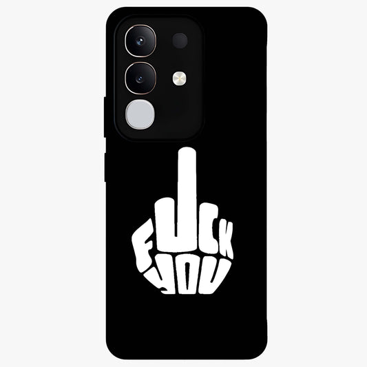 Rebel Mode On Glass Case showing flat back view with bold rebellious typography artwork and glossy glass finish.
