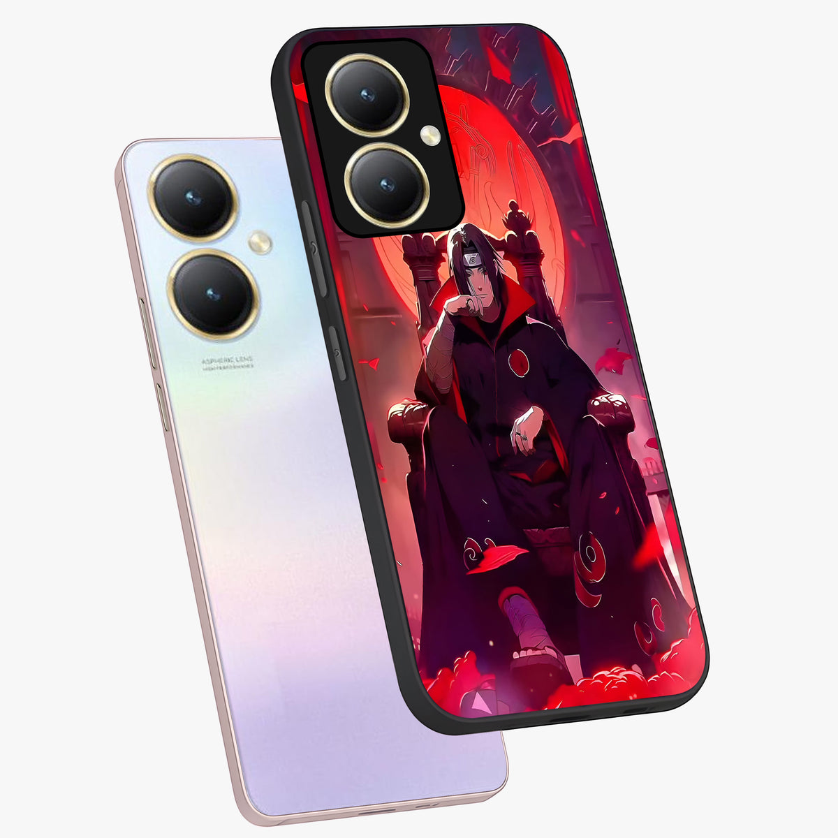 Blood Moon Sovereign Glass Case displayed in angled mockup highlighting dark celestial moon design and dramatic theme.