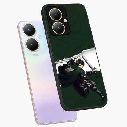 Emerald War Vanguard Glass Case displayed in angled mockup highlighting intense battle inspired design with emerald tone aesthetic.