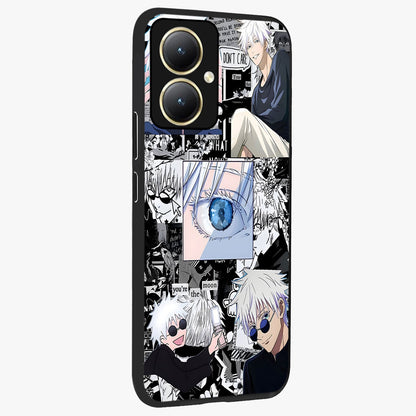 Infinity Sorcerer Chaos Glass Case upright view showcasing dramatic sorcerer artwork with chaotic mystical theme.