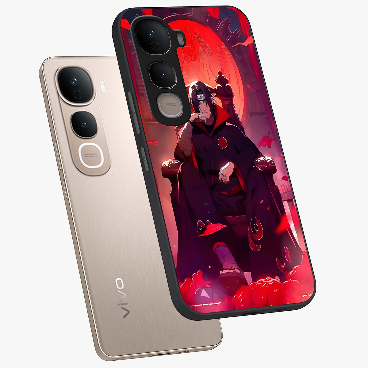 Blood Moon Sovereign Glass Case displayed in angled mockup highlighting dark celestial moon design and dramatic theme.