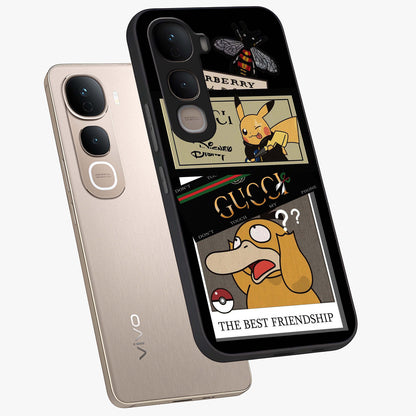 Gucci Play Mashup Glass Case displayed in angled mockup highlighting stylish fashion mashup design with bold aesthetic.