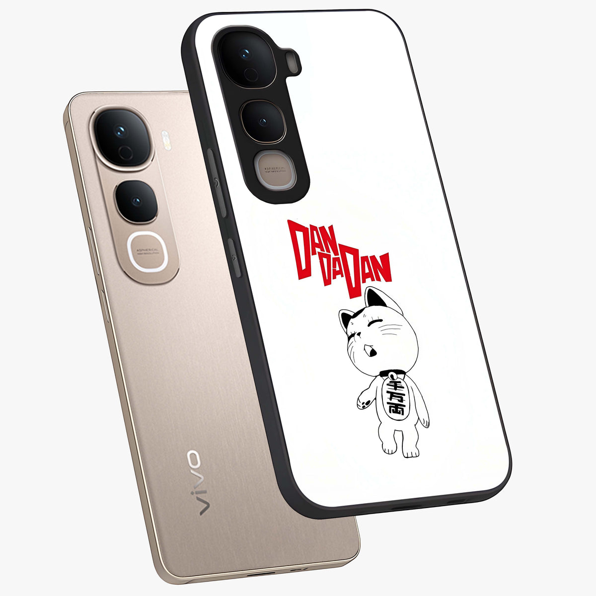 Playful Spirit Charm Glass Case displayed in angled mockup highlighting lively decorative design with playful aesthetic style.