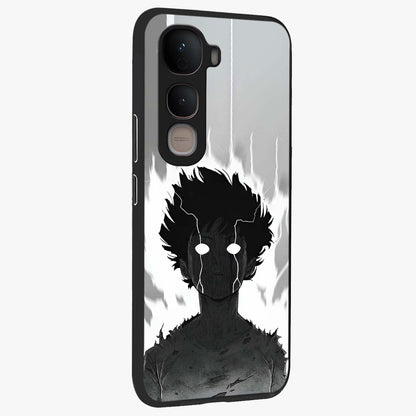 Awakened Inner Rage Glass Case upright view showcasing dramatic artwork with strong expressive aesthetic.