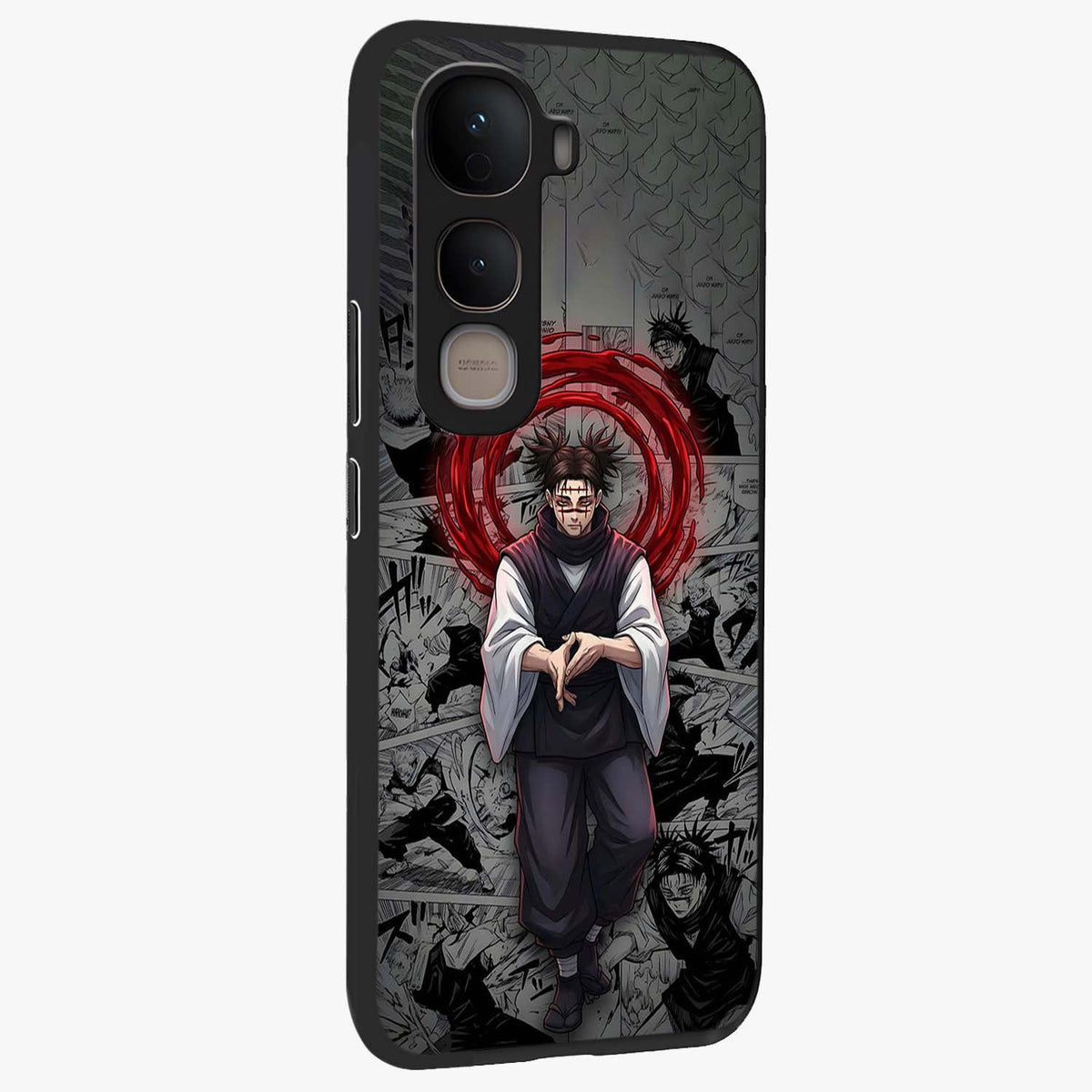 Cursed Ritual Ascension Glass Case upright view showcasing powerful ascension artwork with dark fantasy theme.