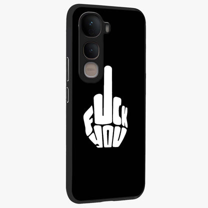 Rebel Mode On Glass Case upright view showcasing striking statement artwork with bold rebellious theme.