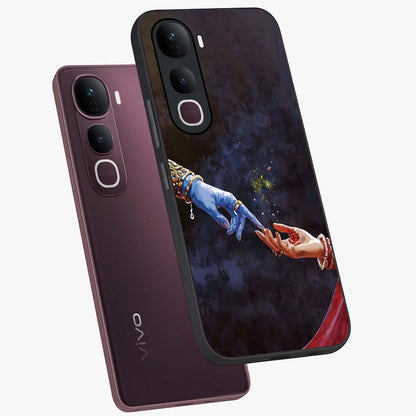 Divine Touch Eternal Glass Case displayed in angled mockup highlighting elegant divine inspired design with calm aesthetic style.