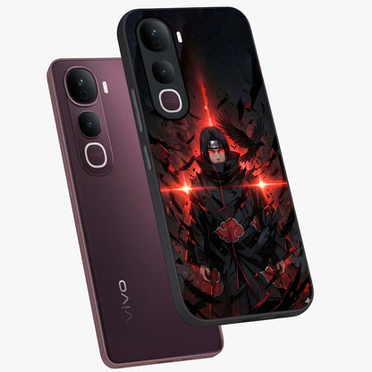 Focused Blade Discipline Glass Case displayed in angled mockup highlighting clean minimal text artwork with modern aesthetic style.