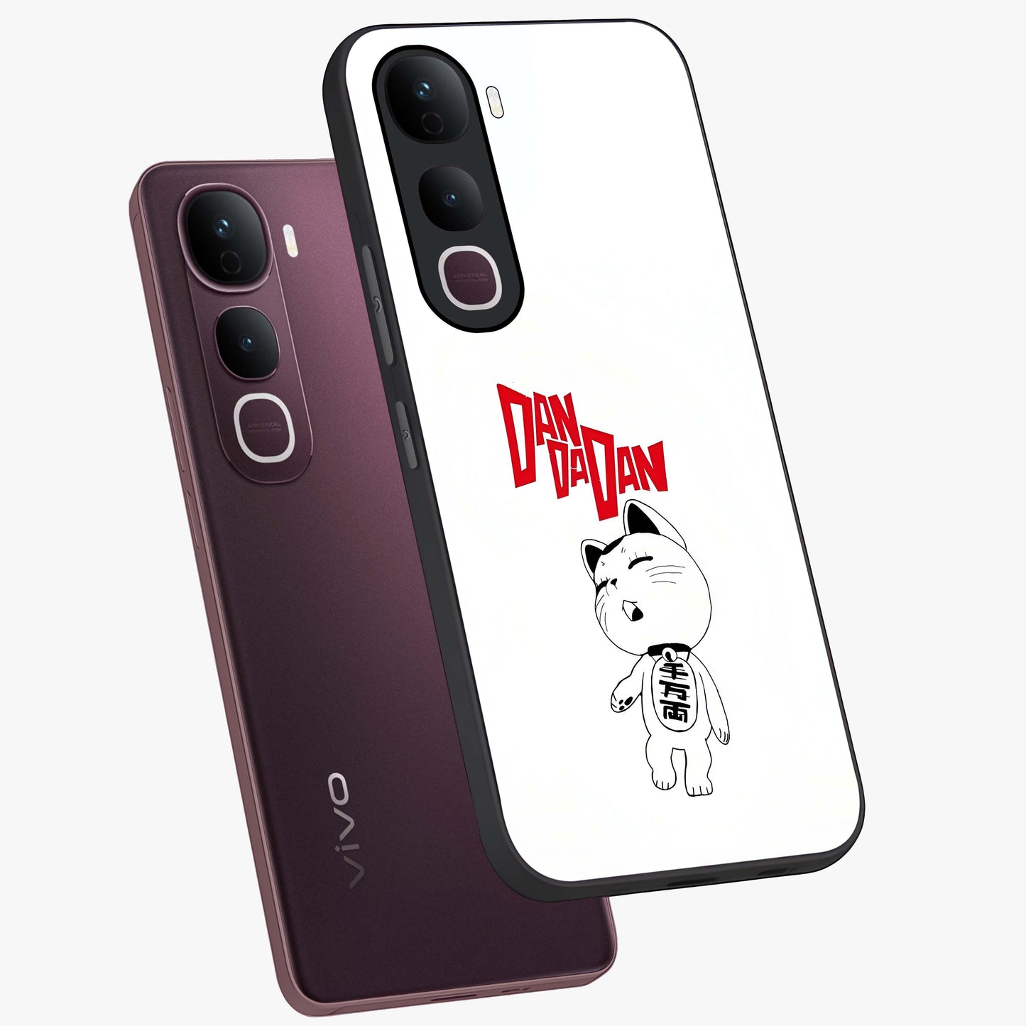 Playful Spirit Charm Glass Case displayed in angled mockup highlighting lively decorative design with playful aesthetic style.