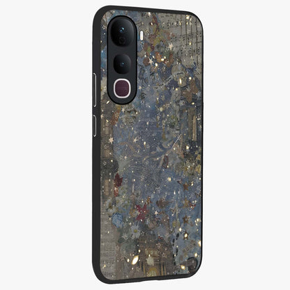 Aesthetic Astrolophia Glass Case upright view showcasing soft aesthetic theme with stylish modern look.