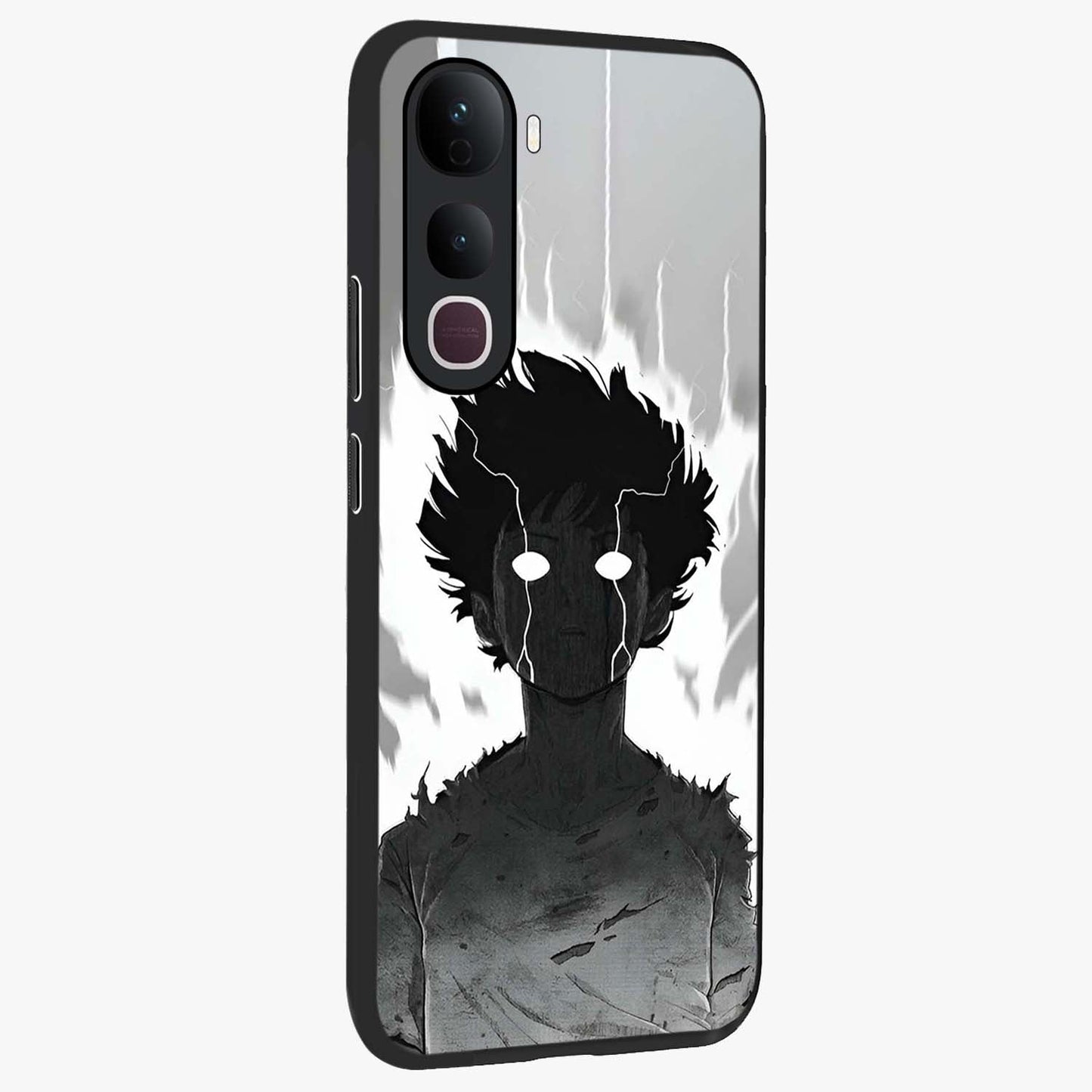 Awakened Inner Rage Glass Case upright view showcasing dramatic artwork with strong expressive aesthetic.