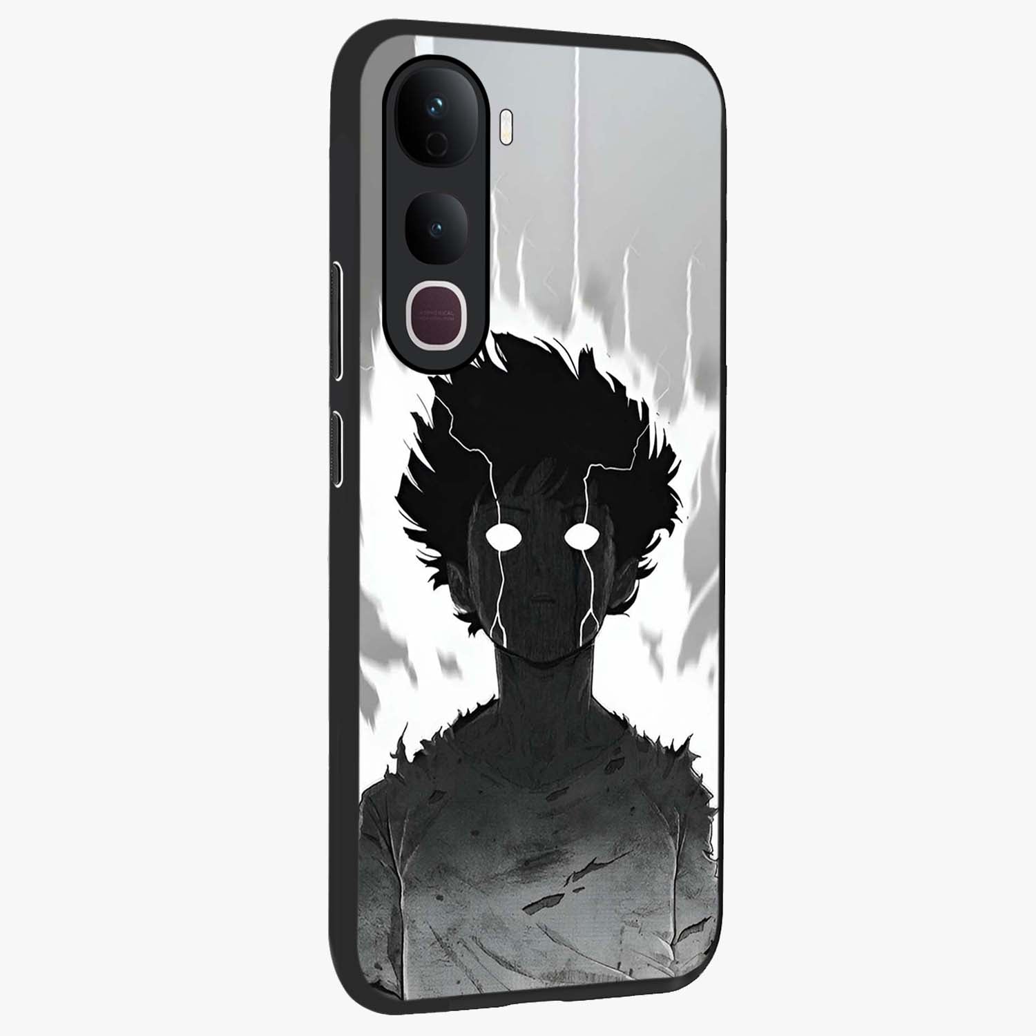 Awakened Inner Rage Glass Case upright view showcasing dramatic artwork with strong expressive aesthetic.