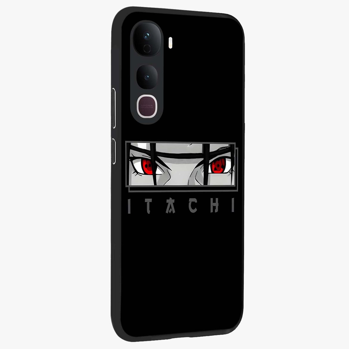 Scarlet Gaze Dominance Glass Case upright view showcasing powerful dramatic artwork with dominant artistic theme.