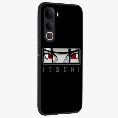 Scarlet Gaze Dominance Glass Case upright view showcasing powerful dramatic artwork with dominant artistic theme.