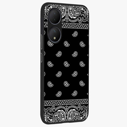 Retro Rebel Threads Glass Case upright view showcasing stylish vintage artwork with bold retro theme.