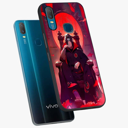 Blood Moon Sovereign Glass Case displayed in angled mockup highlighting dark celestial moon design and dramatic theme.
