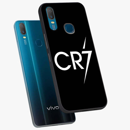 Cr7 Elite Strike Glass Case displayed in angled mockup highlighting powerful sports graphic with bold athletic theme.