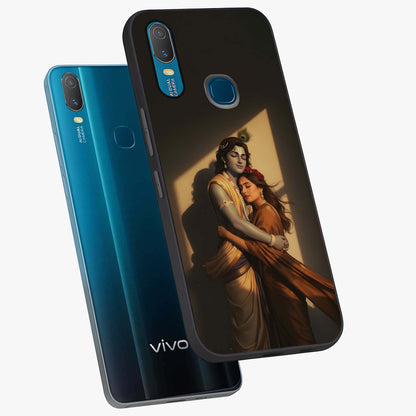 Divine Eternal Love Glass Case displayed in angled mockup highlighting elegant divine inspired design with peaceful aesthetic.