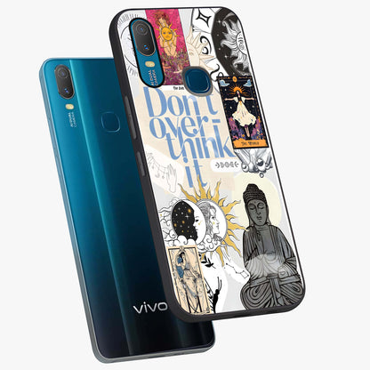 Ethereal Thoughts Glass Case displayed in angled mockup highlighting soft abstract design with calm ethereal aesthetic.