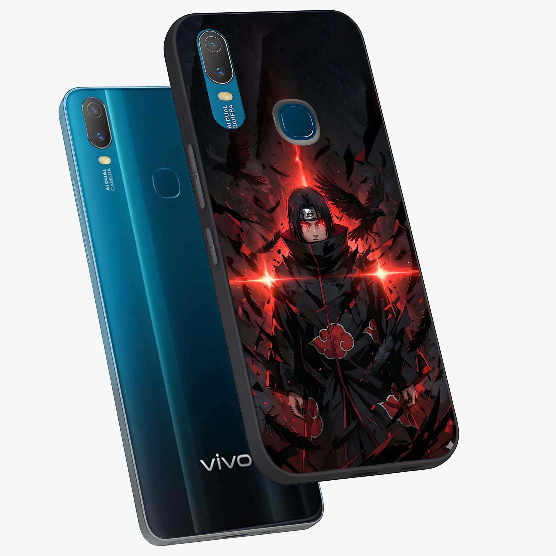 Focused Blade Discipline Glass Case displayed in angled mockup highlighting clean minimal text artwork with modern aesthetic style.