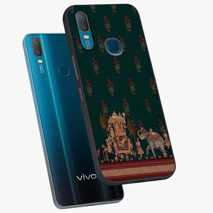 Macmerise Glass Case displayed in angled mockup highlighting trendy graphic design with sleek aesthetic style.