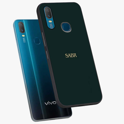 Sabr Minimal Patience Glass Case displayed in angled mockup highlighting simple inspirational design with clean aesthetic style.