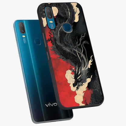 Shadow Dragon Fury Glass Case displayed in angled mockup highlighting powerful dragon illustration with dark fantasy aesthetic.