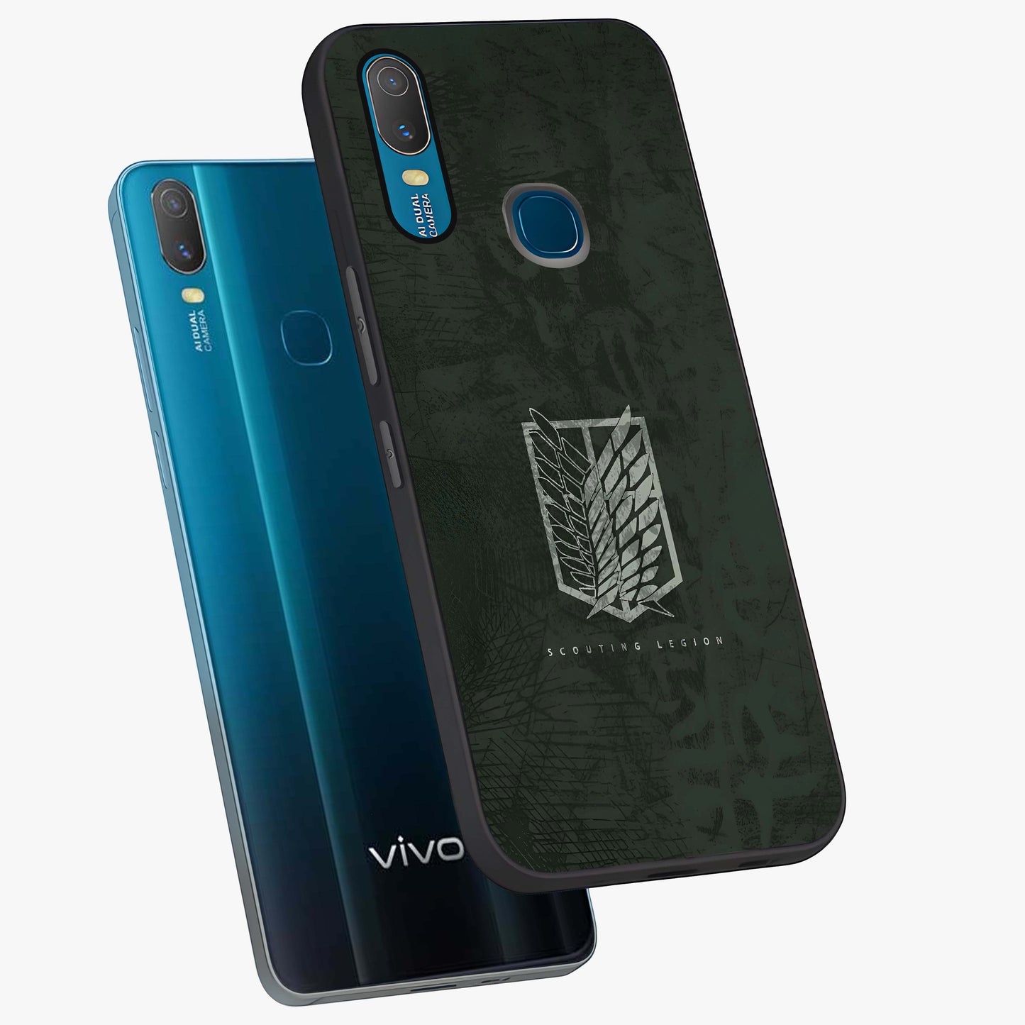 Wings Of Freedom Glass Case displayed in angled mockup highlighting graceful wing design with inspirational aesthetic.