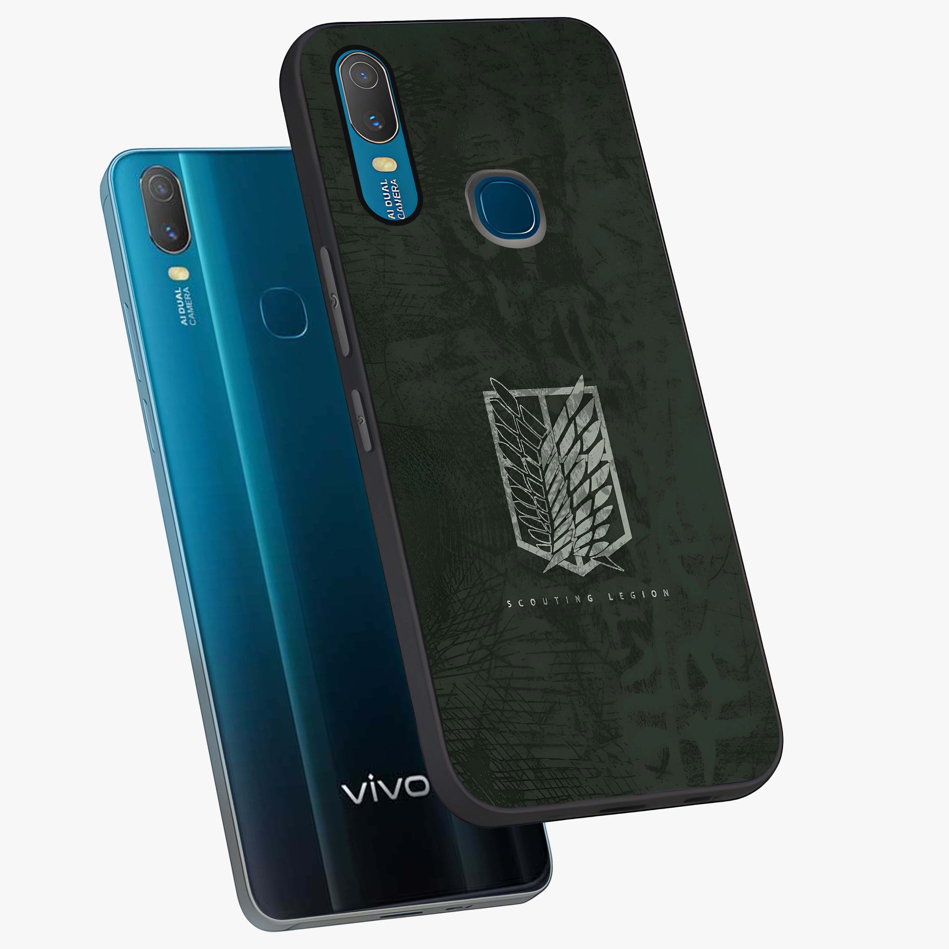 Wings Of Freedom Glass Case displayed in angled mockup highlighting graceful wing design with inspirational aesthetic.
