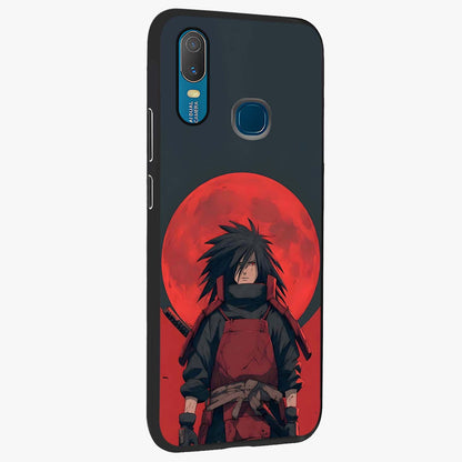 Crimson Moon Warlord Glass Case upright view showcasing powerful warlord artwork with dark celestial theme.