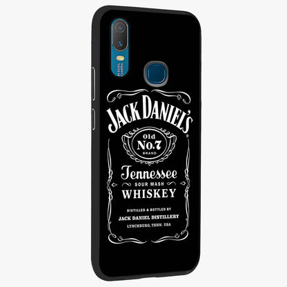 Vintage Whiskey Heritage Glass Case upright view showcasing stylish vintage whiskey artwork with timeless bar culture theme.